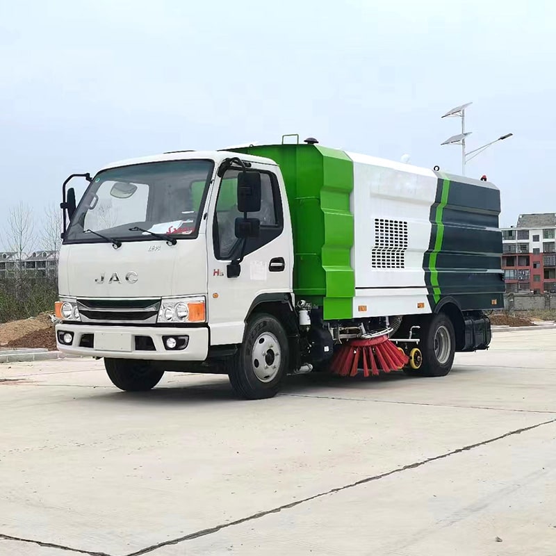 JAC 4*2 dust suction truck road cleaning machine