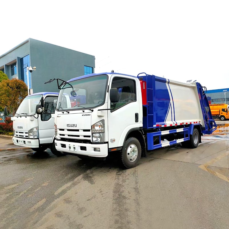 Isuzu 6/9 CBM Garbage Compactor Truck Trash Compressing Truck