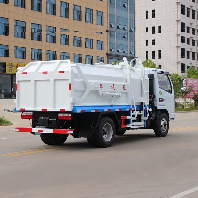 SINOTRUK hydraulic carbon steel 6*4 refuse transfer  truck