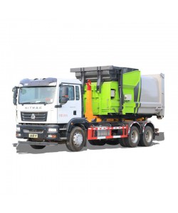 HOWO 16m3 6*4 Hydraulic Hook-lift hoist garbage truck