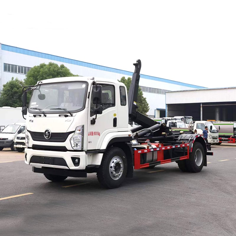 Camion poubelle hydraulique diesel Shacman 18 tonnes 4x2