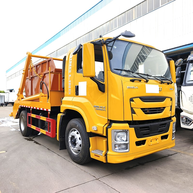 ISUZU GIGA 12CBM Hydraulic Swing Arm Light Garbage Truck