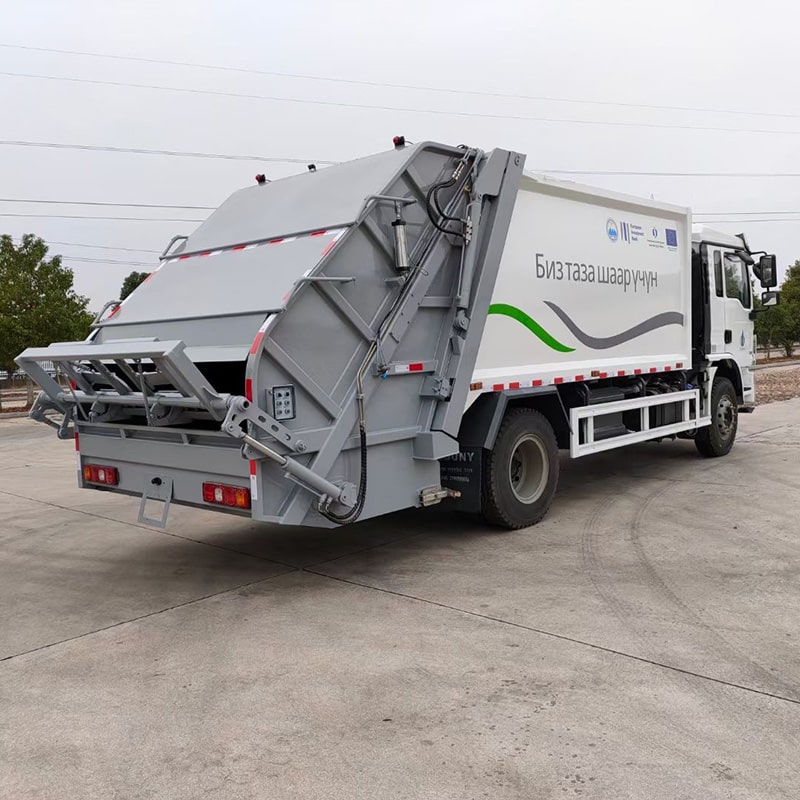 SHACMAN 12 CBM Garbage Collector Compressing Transport Truck