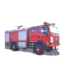 Brand New 4x4 6000 Liters Water Foam Fire Fighting Truck
