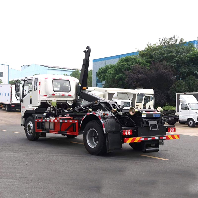 Camion poubelle hydraulique diesel Shacman 18 tonnes 4x2