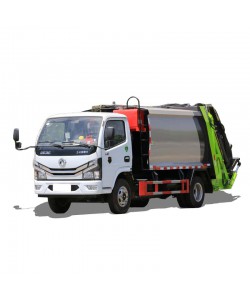 China brand 4×2 6cbm compressed garbage truck