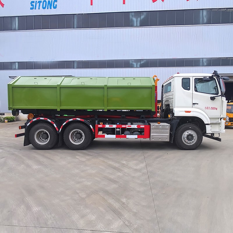 Sinotruck Howo 6x4 25 тонн мусоровоз с откидным бортом
