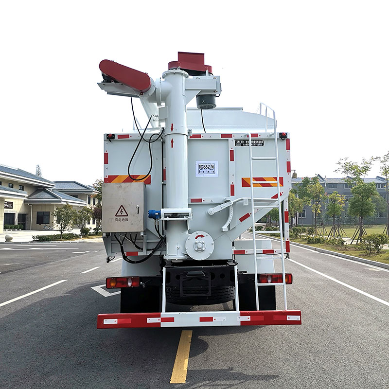 FAW high quality 10 ton self-unloading Bulk Feed Truck