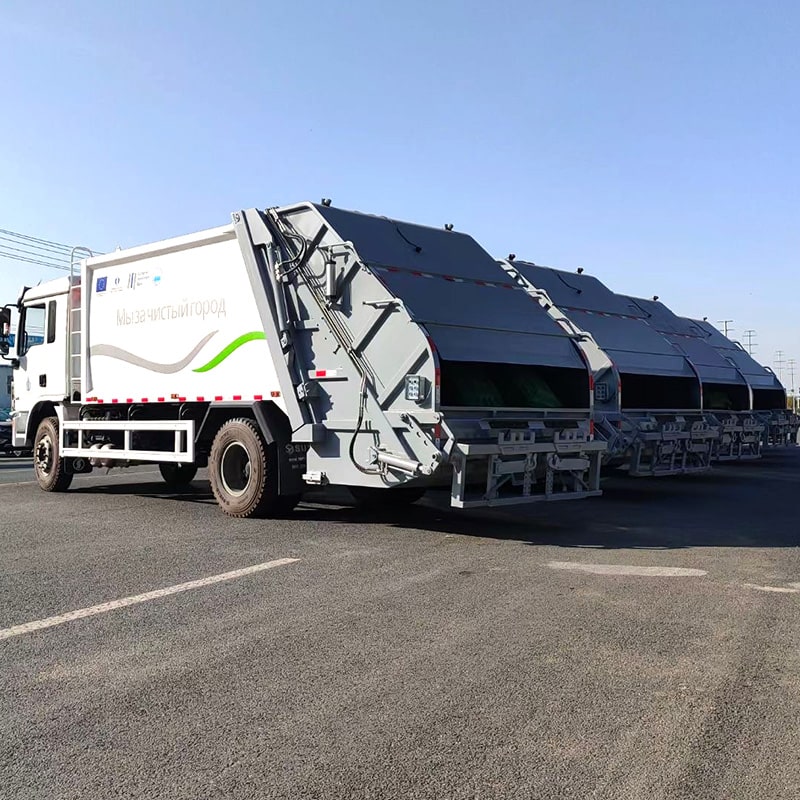 SHACMAN 12 CBM Garbage Collector Compressing Transport Truck