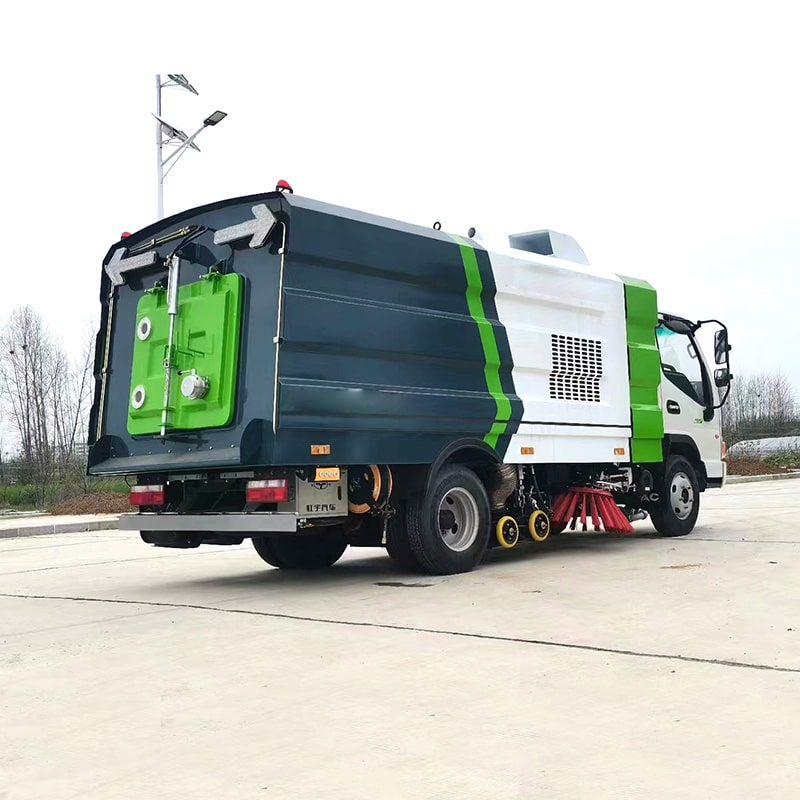 JAC 4*2 dust suction truck road cleaning machine