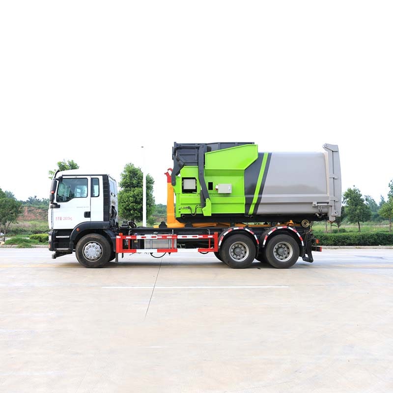 HOWO 6x4 Hydraulic Hook-lift garbage truck