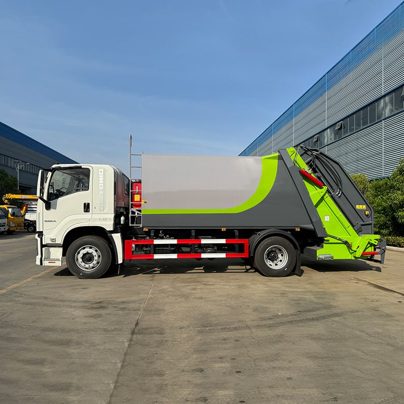 ISUZU 8 CBM Garbage Compactor Truck Rubbish Compressing Truck