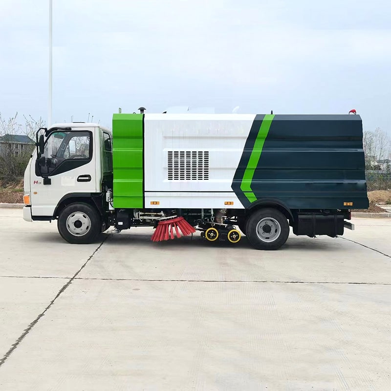 JAC 4*2 dust suction truck road cleaning machine