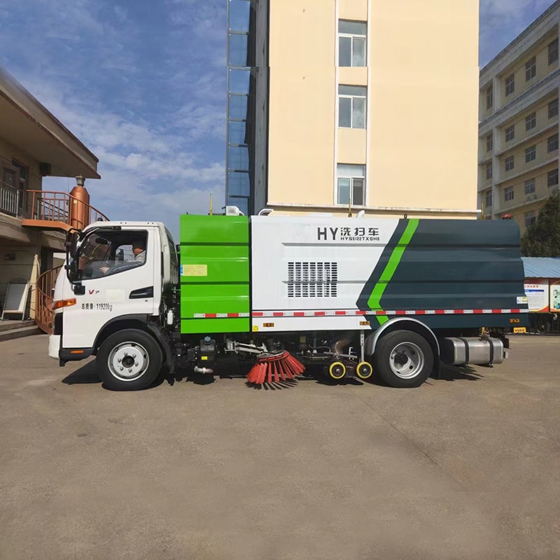 JAC 4*2 4 куб.м. нержавеющая сталь подметально-уборочная машина для дорог