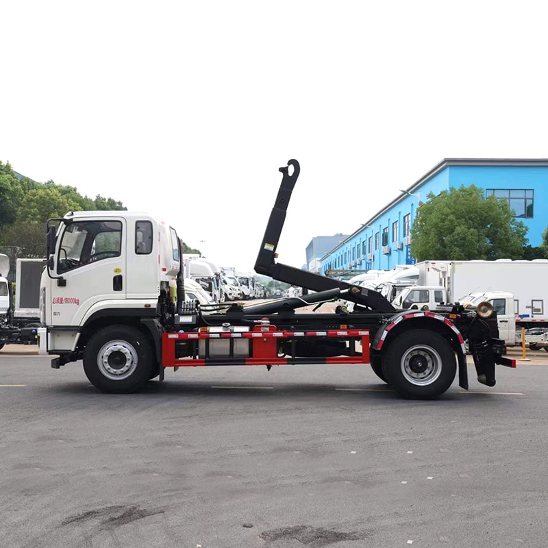 Camion poubelle hydraulique diesel Shacman 18 tonnes 4x2