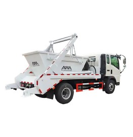 Factory Customized Howo 4x2 5 Ton Swing Arm Garbage Truck